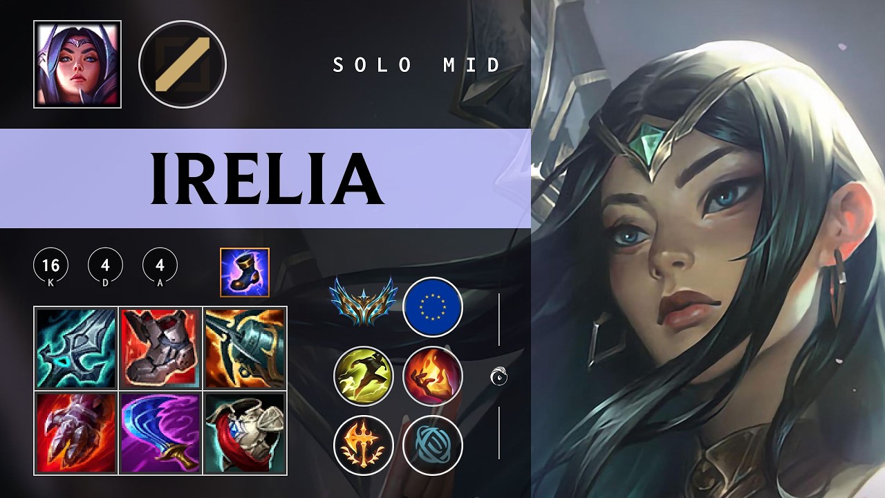 Irelia Mid vs Akshan - EUW Challenger Patch 26.04