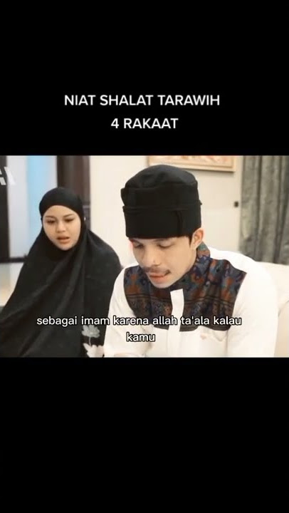 ATTA MENGAJARKAN AUREL NIAT SHOLAT TRAWIH