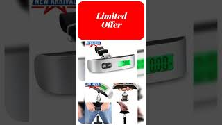 110lb/50kg Portable Scale Digital LCD Display Electronic Luggage Hanging Suitcase Travel Weighs B...