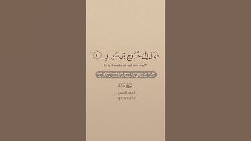 QURAN TRANSLATION - SURAH GHAFIR (10-12) تلاوة وترجمة القرآن - سورة غافر - أحمد النفيس-