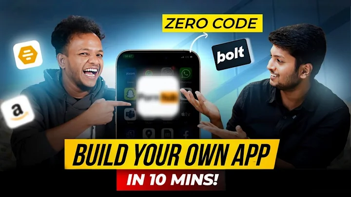 Built a Full App in 10 Mins with Bolt AI – No Coding!