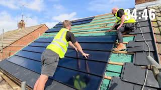 Celebrity Install SolarTyle in Under an Hour | Start to Finish Install Net Worth