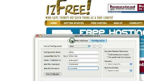 How to Set Up Your iWeb Website pt. 1