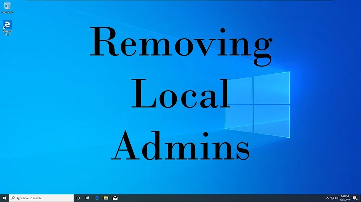 How to REMOVE Local Administrator Accounts!