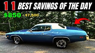 Today’s Best Budget-Friendly Finds: 11 Classic Cars Priced $850 to $7,500!