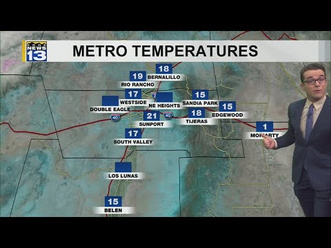 New Mexico Temperature Rollercoaster & Windier Eventually 1-15-2025 ...