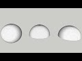 Create Spheres, Hemispheres and Domes in Sketchup fast
