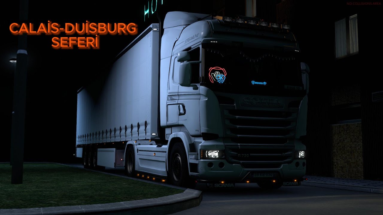 VABİS İLE CALAİS-DUİSBURG ARASI GECE SEFERİ | ETS 2 TRUCKERSMP