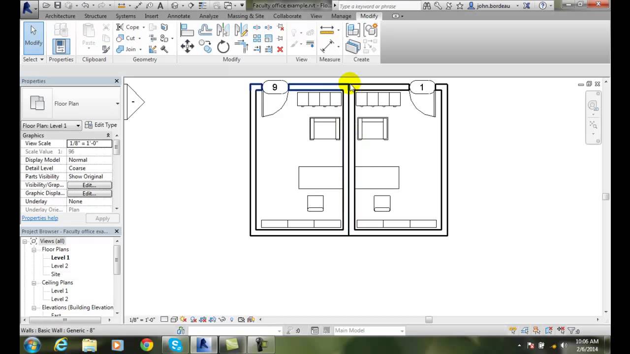 Mirror Draw Axis Tool, How To Make Mirror Wall In Revit