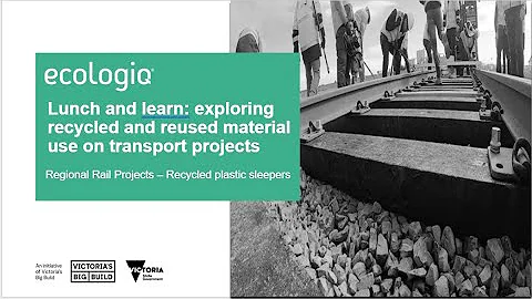 Composite plastic railway sleepers