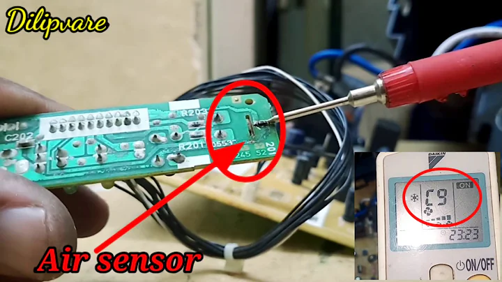 Daikin AC error C9 solution