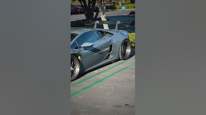 Widebody Twin Turbo Lambo Huracan ... Shorts