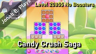 Candy Crush Saga Level 20855 No Boosters - YouTube