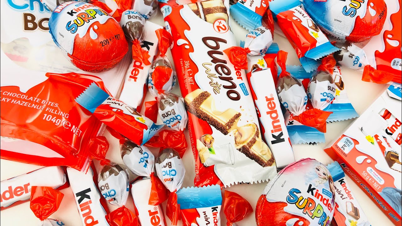 Lots of Candies Kinder Joy, Kinder Surprises, Mini Kinder ...