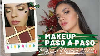 Maquillaje PASO A PASO para navidad y año nuevo 2022/  makeup para la noche💄