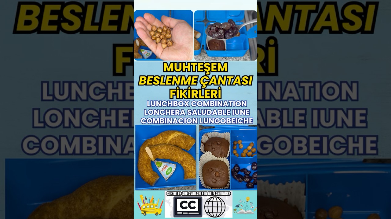 Beslenme Çantasına Ne Koysam? Diye Düşünmeyin! | Sağlıklı ve Pratik Beslenme Kutusu 🍱 #shorts