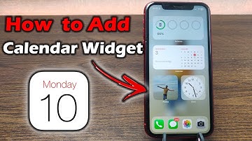 How to Add Calendar Widget on iPhone | Full Guide