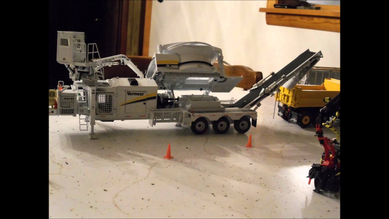 Tub Grinder in action part 1 YouTube