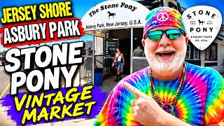 🏖️ I Visited The Iconic Stone Pony Vintage Market in Asbury Park! | Jersey Shore Hidden Gem Event! 🎵