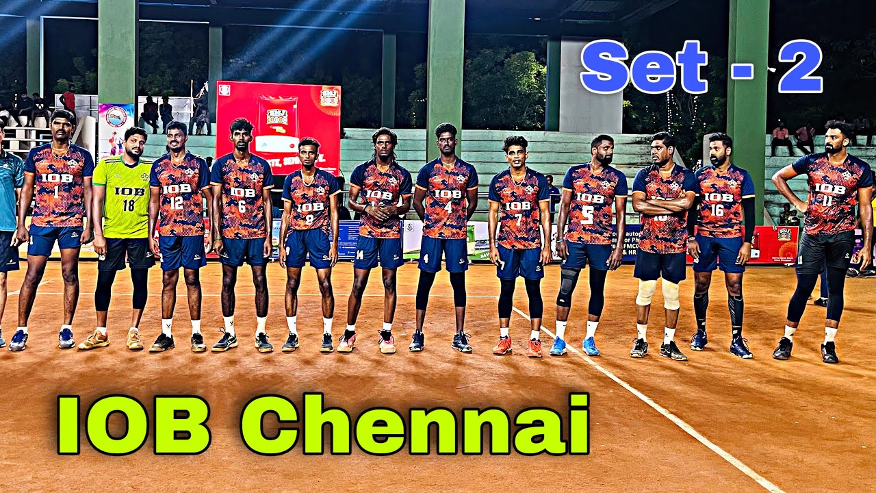 🔥 IOB Chennai Vs ICF 💥 Set 2 4K HD Chennai “A” Division