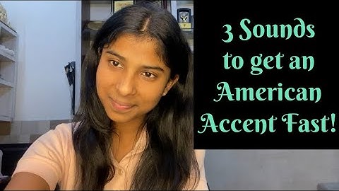 Leer snel een Amerikaans accent.