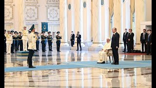 Торжественная церемония встречи Папы Римского Франциска состоялась в Акорде