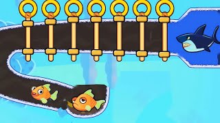 Save the Fish / Pull The Pin / Best Mobile Puzzle Game / ios Android Gameplay Walkthrough / Part 49 screenshot 5