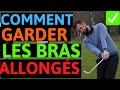 Golf comment allonger et relcher les bras aprs limpact dans le swing de golf