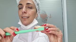 COMO HIGIENIZAR A DENTADURA ABOTOADA.
