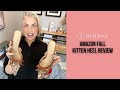 Amazon Kitten Heels Haul | Affordable Fall Shoes 2025