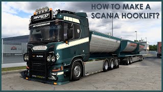 | ETS2 mod test | HOW TO MAKE A HOOKLIFT SCANIA NG [LL Truckstyling Hooklift Pack]