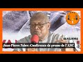 Jeanpierre fabre  confrence de presse anc