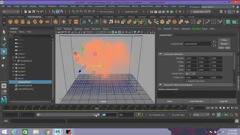 Smoke follow newton field in maya 2020 tutorial