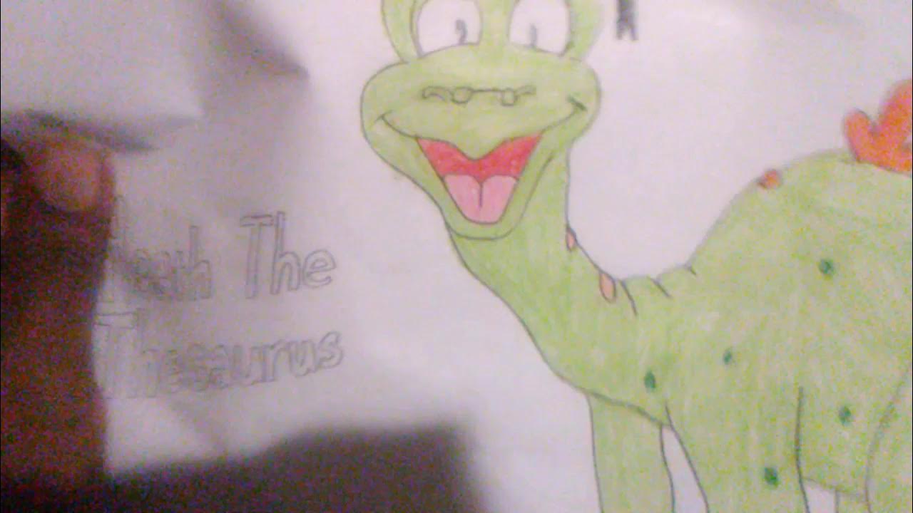 A drawing of Heath The Thesaurus From Between The Lions YouTube