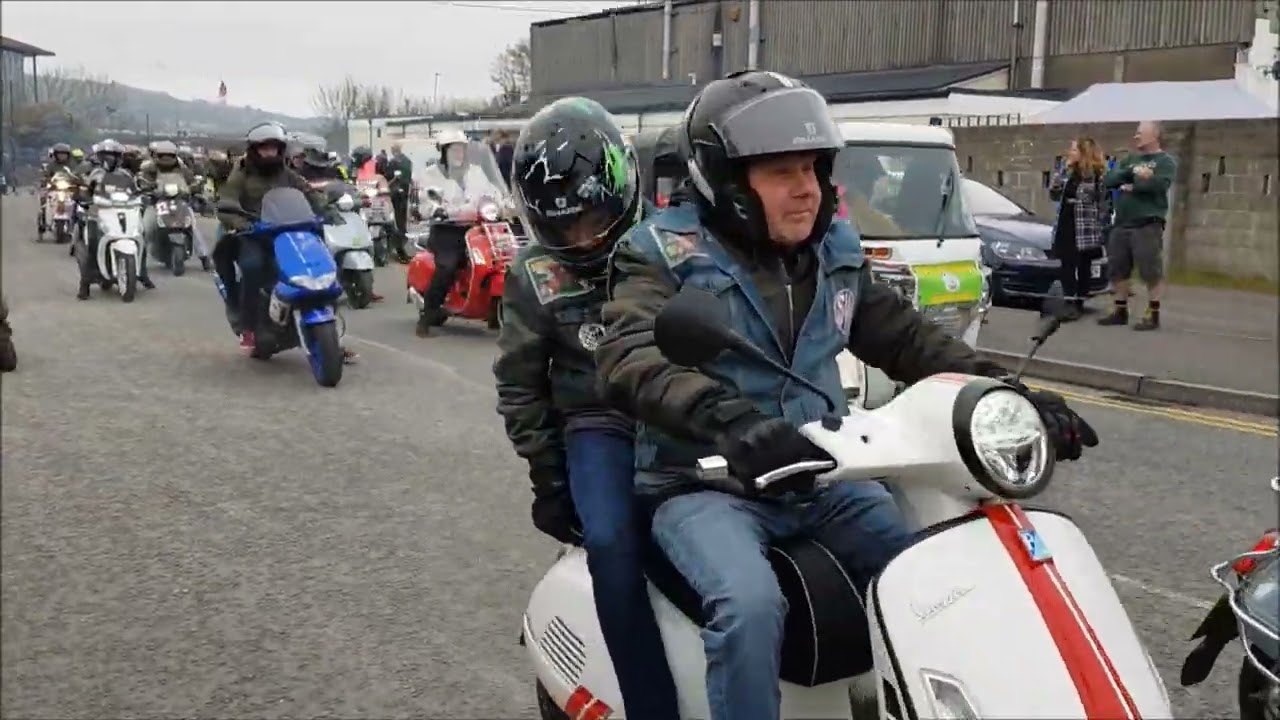 Weston super Mare scooter rally ride out.25/4/2023.