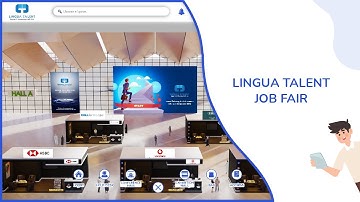 Virtual Job Fair for Lingua Talent |  Virtual Event Idea | Samaaro - The Best Virtual Event Platform