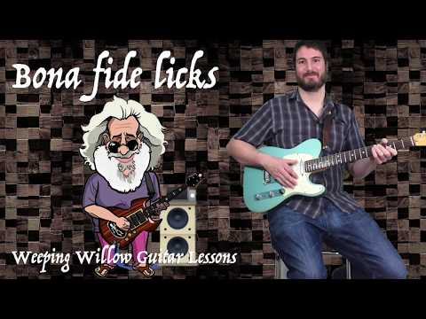 Bona Fide Licks - Jerry Garcia Lick 3 with tab