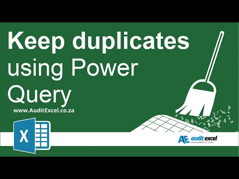 Keep the Duplicates with Power Query in Excel