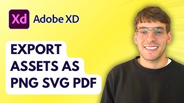 How to Export Assets as PNG SVG PDF in Adobe XD [2025 Guide]