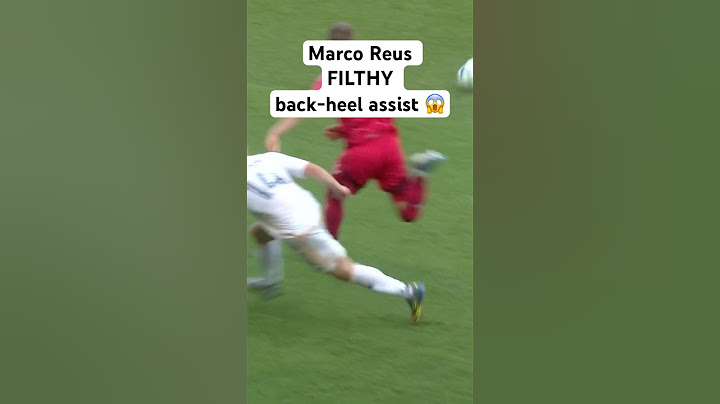 How did Marco Reus see this!?🤯
