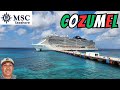 Cozumel mexico  punta langosta  last sea day  msc seashore vlog series  january 2024