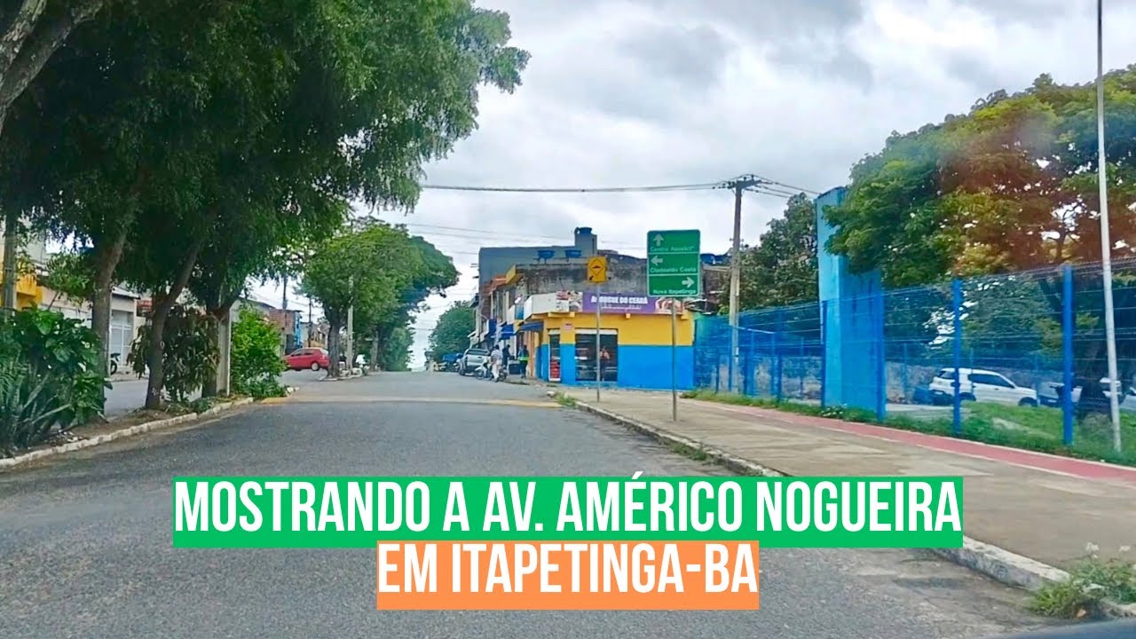 MOSTRANDO A LINDA AVENIDA AMÉRICO NOGUEIRA E BAIRROS DE ITAPETINGA-BA