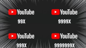 YouTube TV Startup Intro Getting 9999999X Speed