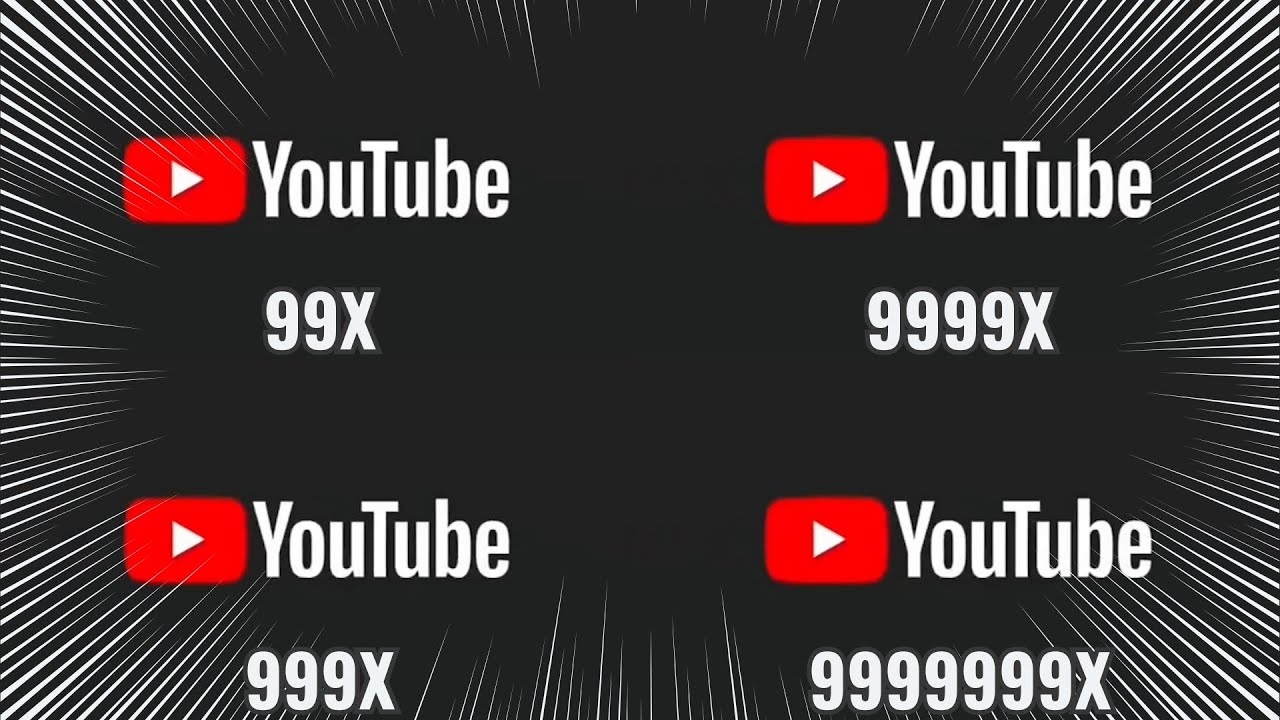 YouTube TV Startup Intro Getting 9999999X Speed