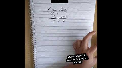 Supplies to start learning calligraphy! #shorts