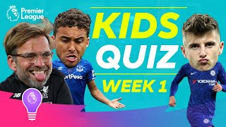 Premier League Football Quiz for KIDS! | #PLKidsQuiz Episode 1 screenshot 1
