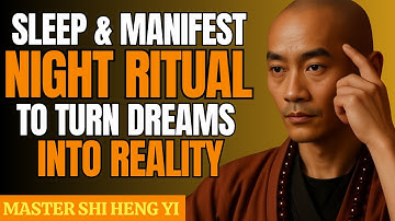 "Sleep & Manifest: Shi Heng Yi’s Night Ritual to Turn Dreams Into Reality"