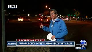 Aurora police: Pedestrian fatally struck by hit-and-run driver was involved in separate crash