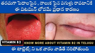 Why Mouth Ulcers Happen Explained in Telugu | Vitamin B2 Deficiency Symptoms in Telugu | Riboflavin