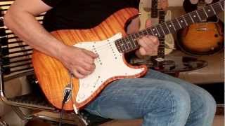 Video thumbnail of "2012 Fender Stratocaster "Select" Flametop, HSS"